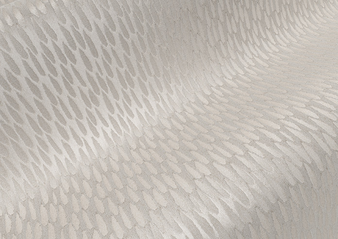 Dew Drop, Metallic Ivory - Roman Blind - Image 4
